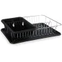 Draining Rack for Kitchen Sink Black Metal Plastic 43,5 x 11 x 33,5 cm (4 Units) by Kinvara, Draining Boards - Ref: S3628660,...