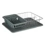 Draining Rack for Kitchen Sink Grey Metal Plastic 43,5 x 11 x 33,5 cm (4 Units) by Kinvara, Draining Boards - Ref: S3628664, ...