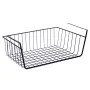 Basket for Kitchen Shelf Black Iron 42 x 14 x 26 cm (12 Units) by Kinvara, Shelves and supports - Ref: S3628666, Price: 56,53...