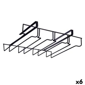 Suporte para Copos Ferro 36 x 7,5 x 26 cm (6 Unidades) de Kinvara, Prateleiras e estantes - Ref: S3628672, Preço: 44,03 €, De...