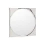 Specchio da parete Bianco Nero Cristallo Ecopelle 45 x 45 x 3 cm (4 Unità) di Gift Decor, Specchi da parete - Rif: S3628704, ...