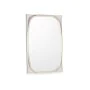 Miroir mural Marron champagne Verre Cuir Synthétique 43 x 65 x 3 cm (4 Unités) de Gift Decor, Miroirs muraux - Réf : S3628706...