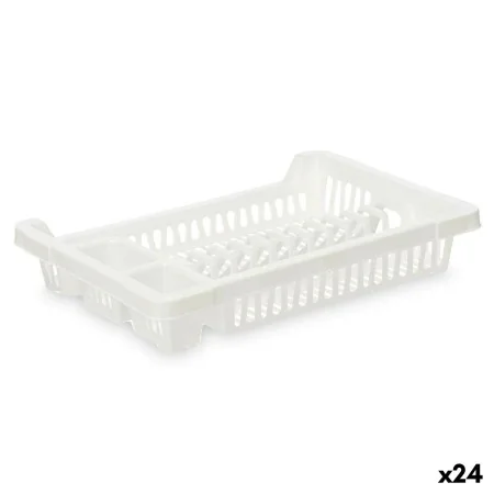 Draining Rack for Kitchen Sink White Plastic 42,5 x 7 x 29,5 cm (24 Units) by Kinvara, Colanders & Food Strainers - Ref: S362...