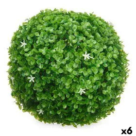 Pianta Decorativa Fogli Fiori Sfera Plastica 27 x 27 x 27 cm (6 Unità) di Ibergarden, Piante artificiali - Rif: S3628843, Pre...