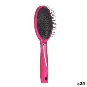 Brush Fuchsia Silicone Plastic (24 Units) by Berilo, Hairbrushes - Ref: S3628859, Price: 39,98 €, Discount: %