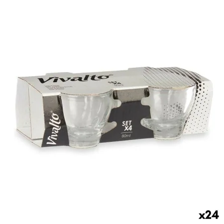 Set di Tazze da Caffè Trasparente Vetro 80 ml (24 Unità) di Vivalto, Tazze - Rif: S3628895, Prezzo: 38,72 €, Sconto: %