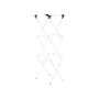 Folding clothes line White Black 47 x 41 x 136 cm Vertical (5 Units) by Kipit, Indoor Airers - Ref: S3628919, Price: 71,39 €,...