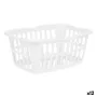 Panier Blanc polypropylène 50 L 58 x 24 x 42 cm (12 Unités) de Kipit, Boîtes et coffres de rangement - Réf : S3628933, Prix :...