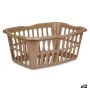 Panier Taupe polypropylène 50 L 58 x 24 x 42 cm (12 Unités) de Kipit, Boîtes et coffres de rangement - Réf : S3628935, Prix :...