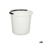 Cubo con Asa Blanco Antracita 10 L (18 Unidades) de BigBuy Home, Cubos - Ref: S3628939, Precio: 50,94 €, Descuento: %