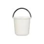 Cubo con Asa Blanco Antracita 10 L (18 Unidades) de BigBuy Home, Cubos - Ref: S3628939, Precio: 50,94 €, Descuento: %