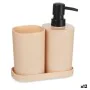 Set de Baño Negro Beige Polipropileno (12 Unidades) de Berilo, Juegos de accesorios de baño - Ref: S3628951, Precio: 36,15 €,...