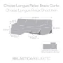 Funda para chaise longue de brazo corto izquierdo Eysa ROC Gris claro 120 x 120 x 360 cm de Eysa, Sofás - Ref: D1607254, Prec...