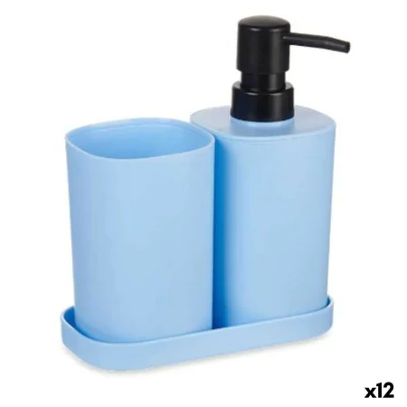 Set de Baño Azul Negro Polipropileno (12 Unidades) de Berilo, Juegos de accesorios de baño - Ref: S3628955, Precio: 36,15 €, ...