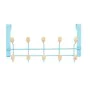 Door Coat Rack Blue Wood Metal 35 x 17 x 15 cm (6 Units) by Berilo, Coat Racks - Ref: S3628963, Price: 32,95 €, Discount: %