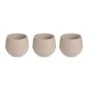 Set of pots Taupe Plastic 16,5 x 16,5 x 14,5 cm (4 Units) by Ibergarden, Flower Pots - Ref: S3628983, Price: 32,28 €, Discoun...