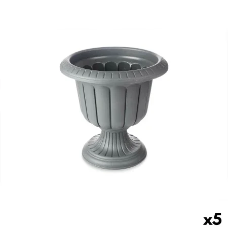 Planter Wineglass Anthracite Plastic 47,6 x 47 x 47,4 cm (5 Units) by Ibergarden, Cachepots - Ref: S3628987, Price: 63,39 €, ...