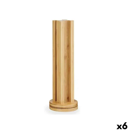 Stand for 36 Coffee Capsules Rotating Bamboo 11 x 11 x 34 cm (6 Units) by Kinvara, Coffee Capsule Holders - Ref: S3629009, Pr...