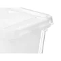 Contenitore per Frigorifero Bianco Trasparente Plastica 37,5 x 9 x 14,3 cm (12 Unità) di Kinvara, Conservazione di alimenti -...