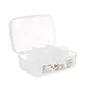 Boîte à compartiments Transparent Plastique 21,5 x 8 x 14,6 cm (12 Unités) de Kinvara, Boîtes et coffres de rangement - Réf :...