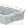 Caixa Multiusos Cinzento Transparente Plástico 9 L 35,5 x 17 x 23,5 cm (6 Unidades) de Kipit, Caixas e baús de arrumação - Re...