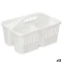 Organisateur Nettoyage Blanc Plastique 31,3 x 18 x 22 cm (12 Unités) de BigBuy Home, Ustensiles de nettoyage - Réf : S3629033...