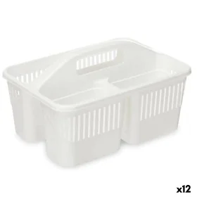 Organiser Cleaning White Plastic 31,3 x 18 x 22 cm (12 Units) by BigBuy Home, Cleaning equipment - Ref: S3629033, Price: 32,2...