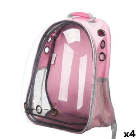 Pet Backpack Pink Transparent 43 x 26 x 33 cm by Mascow, Backpacks - Ref: S3629045, Price: 57,09 €, Discount: %