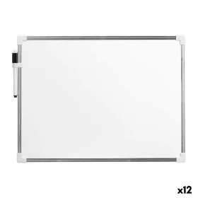 Magnetic Board with Marker White Aluminium 30 x 40 cm (12 Units) by Pincello, Magnetic Boards - Ref: S3629051, Price: 40,47 €...