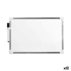 Magnetic Board with Marker White Aluminium 20 x 30 cm (12 Units) by Pincello, Magnetic Boards - Ref: S3629055, Price: 24,95 €...