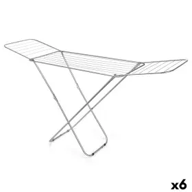 Folding clothes line Silver 183 x 50,5 x 104 cm (6 Units) by Kipit, Indoor Airers - Ref: S3629091, Price: 61,27 €, Discount: %