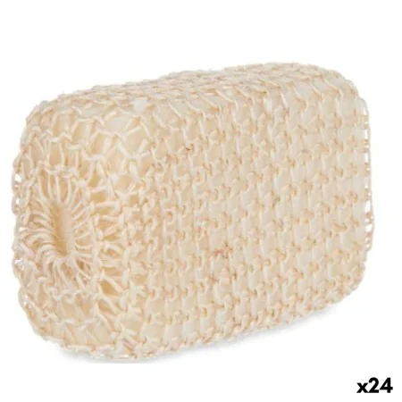 Body Sponge White Beige 9 x 14 x 6 cm (24 Units) by Berilo, Sponges - Ref: S3629095, Price: 31,27 €, Discount: %