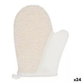 Bath Mitten White Beige (24 Units) by Berilo, Exfoliating Mitts & Gloves - Ref: S3629101, Price: 35,76 €, Discount: %