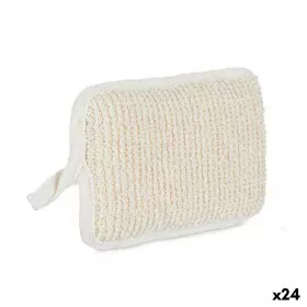 Body Sponge White Beige 11 x 16,5 x 2 cm (24 Units) by Berilo, Sponges - Ref: S3629109, Price: 30,77 €, Discount: %