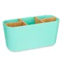 Suporte para a escova de Dentes Verde Bambu Polipropileno 21 x 10 x 9 cm (6 Unidades) de Berilo, Suportes e dispensadores - R...