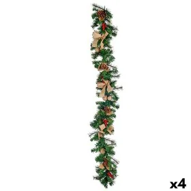 Christmas garland Branch Red Green 22 x 10 x 176 cm (4 Units) by Krist+, Christmas - Ref: S3629159, Price: 75,95 €, Discount: %