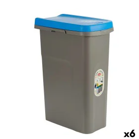 Papeleira Stefanplast Azul Cinzento Plástico 25 L (6 Unidades) de Stefanplast, Papeleiras - Ref: S3629162, Preço: 59,11 €, De...