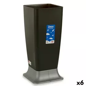 Umbrella stand Stefanplast Zeus Anthracite Plastic 25 x 55 x 25 cm (6 Units) by Stefanplast, Umbrella Stands - Ref: S3629167,...