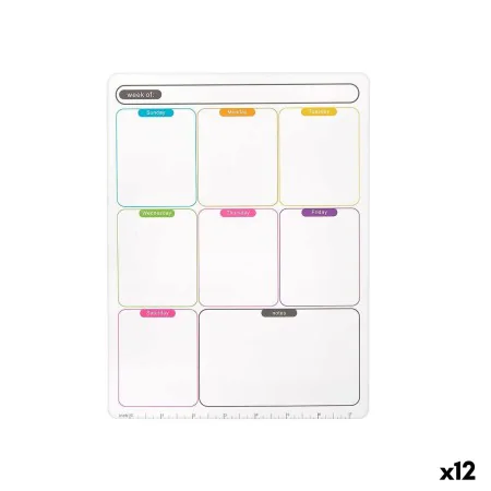 Weekly Planner A4 Magnet White (12 Units) by Pincello, Planning Pads & Covers - Ref: S3629198, Price: 18,63 €, Discount: %