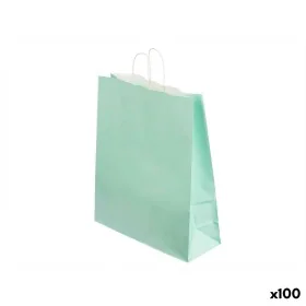 Bolsa de Papel Verde 32 X 12 X 50 cm (100 Unidades) de Pincello, Cajas y bolsas de regalo - Ref: S3629203, Precio: 46,17 €, D...