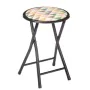 Folding Stool Geometric Black PVC Metal 30 x 30 x 45 cm (10 Units) by Gift Decor, Barstools - Ref: S3629218, Price: 89,46 €, ...