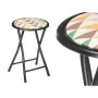 Folding Stool Geometric Black PVC Metal 30 x 30 x 45 cm (10 Units) by Gift Decor, Barstools - Ref: S3629218, Price: 89,46 €, ...