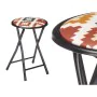 Folding Stool Boho Chic Black PVC Metal 30 x 30 x 45 cm (10 Units) by Gift Decor, Barstools - Ref: S3629224, Price: 89,46 €, ...