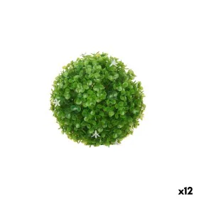 Pianta Decorativa Fiori Fogli Sfera Plastica 17 x 17 x 17 cm (12 Unità) di Ibergarden, Piante artificiali - Rif: S3629244, Pr...