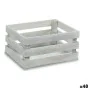 Decorative box White Aspen wood 22 x 9 x 13 cm (48 Units) by Gift Decor, Boxes - Ref: S3629246, Price: 68,93 €, Discount: %