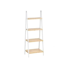 Scaffale da Bagno Bianco Naturale Bambù Legno di pino 40 x 109,3 x 30 cm di Berilo, Mensole bagno - Rif: S3629248, Prezzo: 27...