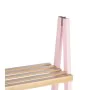 Prateleira de Casa de Banho Cor de Rosa Natural Bambu madeira de pinho 40 x 109,3 x 30 cm de Berilo, Estantes - Ref: S3629251...