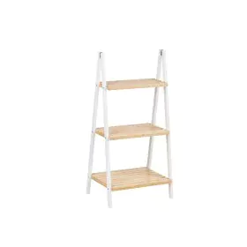 Scaffale da Bagno Bianco Naturale Bambù Legno di pino 40,3 x 81,5 x 30 cm di Berilo, Mensole bagno - Rif: S3629253, Prezzo: 2...