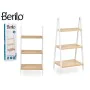 Scaffale da Bagno Bianco Naturale Bambù Legno di pino 40,3 x 81,5 x 30 cm di Berilo, Mensole bagno - Rif: S3629253, Prezzo: 2...