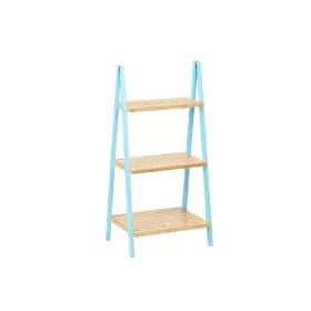 Bathroom Shelves Blue Natural Bamboo Pine 40,3 x 81,5 x 30 cm by Berilo, Bathroom Shelves - Ref: S3629255, Price: 20,28 €, Di...